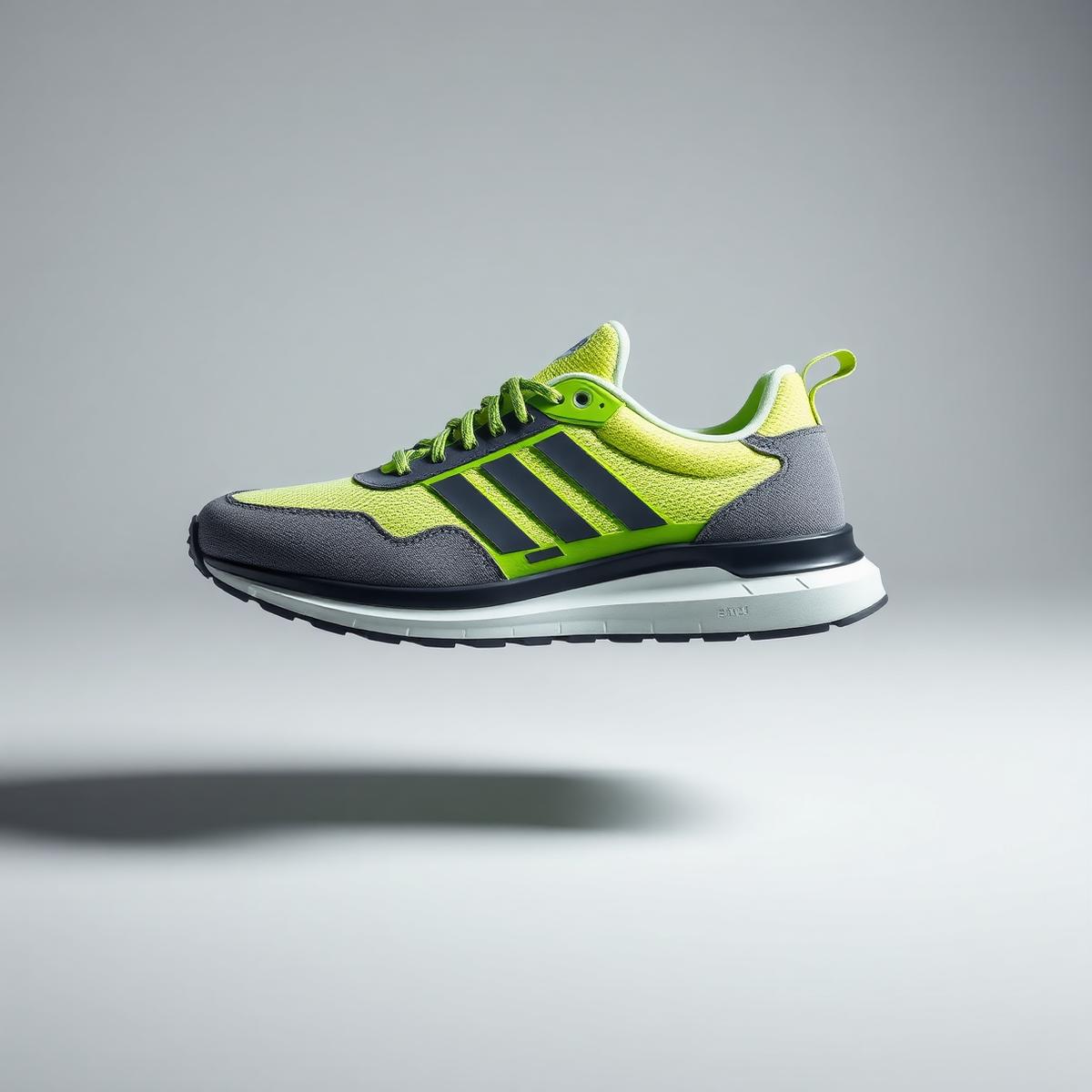 CWR Stratus X-1 lime green and slate sneaker